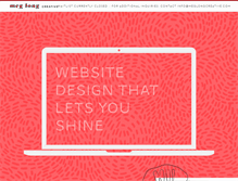 Tablet Screenshot of meglongcreative.com